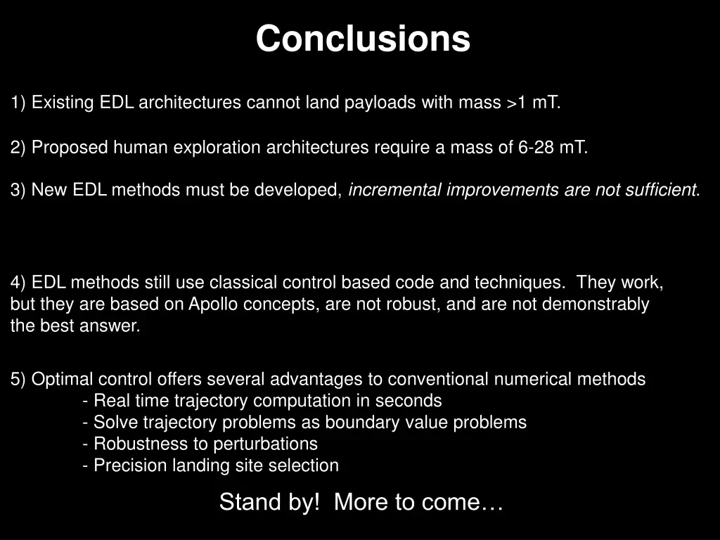 conclusions