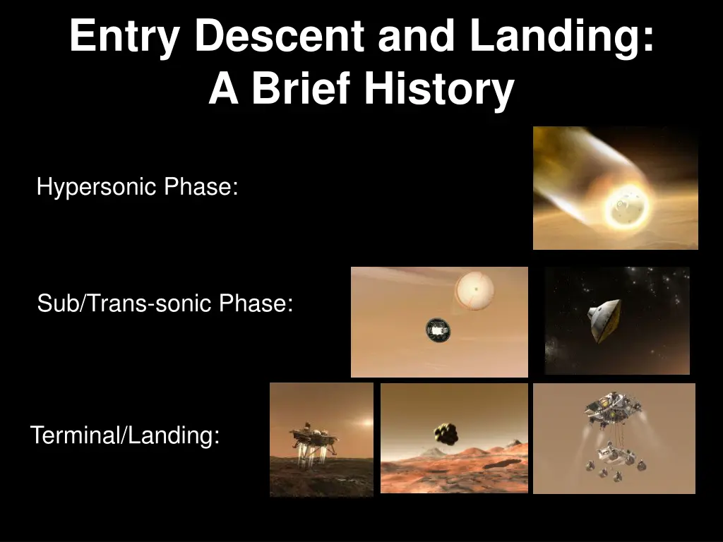 entry descent and landing a brief history 1