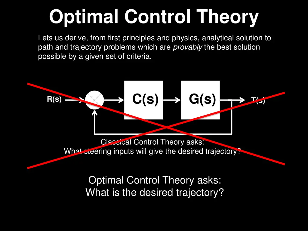 optimal control theory