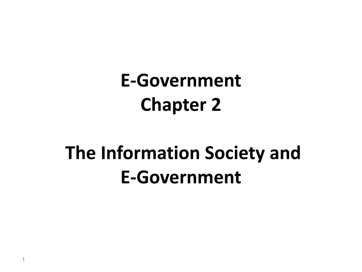 e government chapter 2