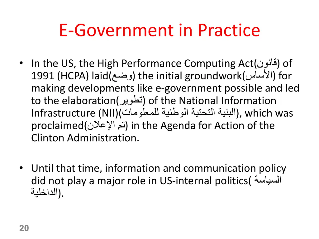 e government in practice