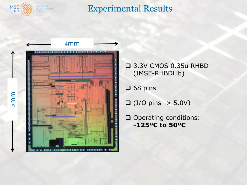 experimental results
