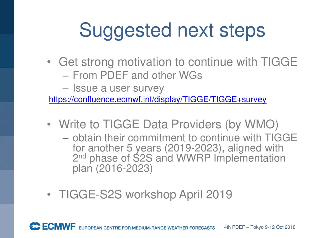suggested next steps