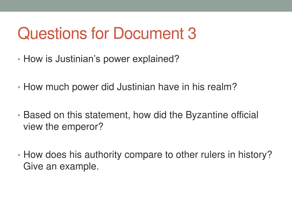 questions for document 3