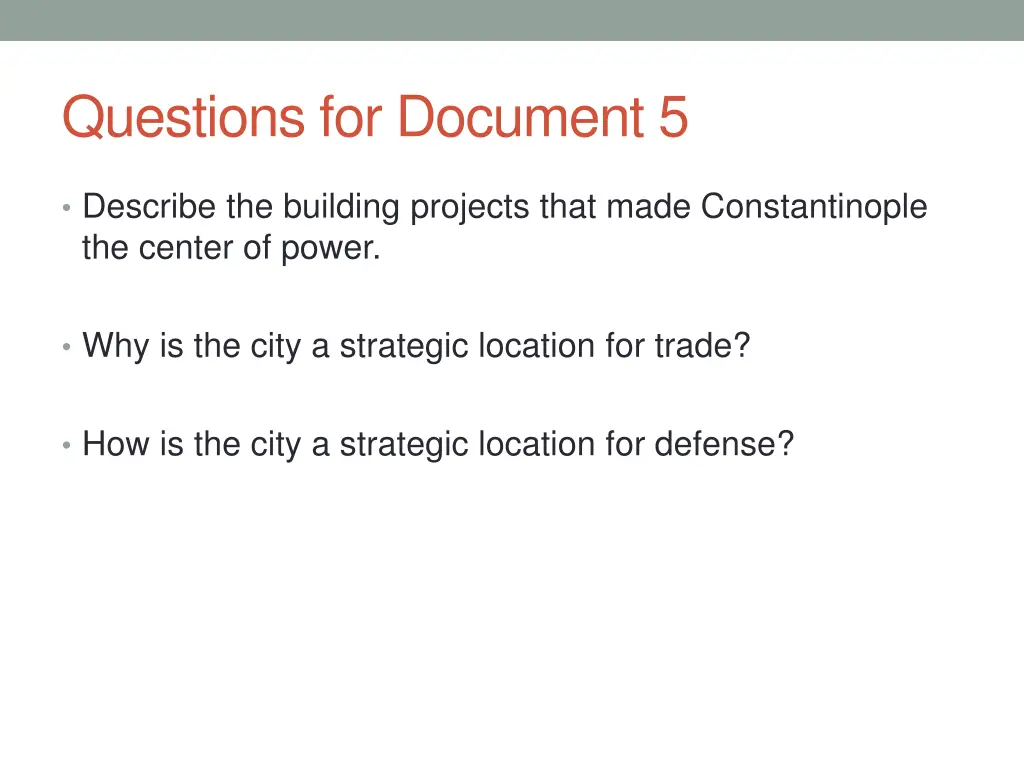 questions for document 5