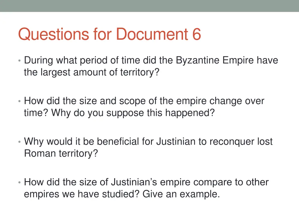 questions for document 6