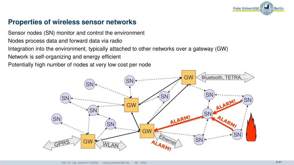 properties of wireless sensor networks