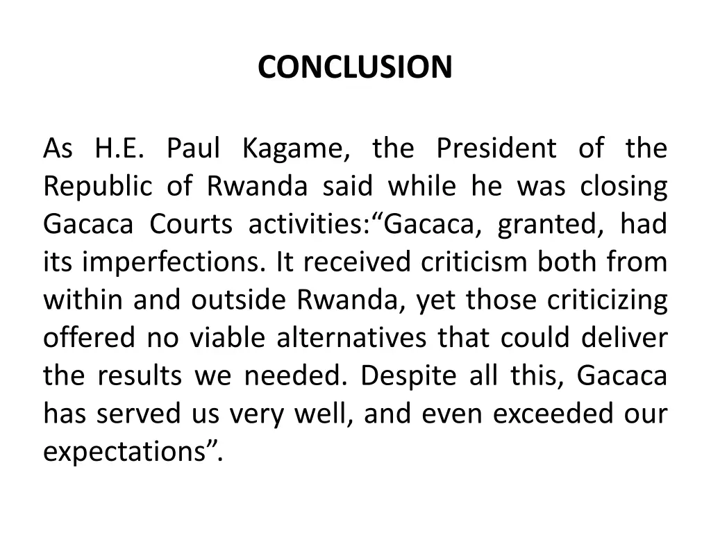 conclusion 1