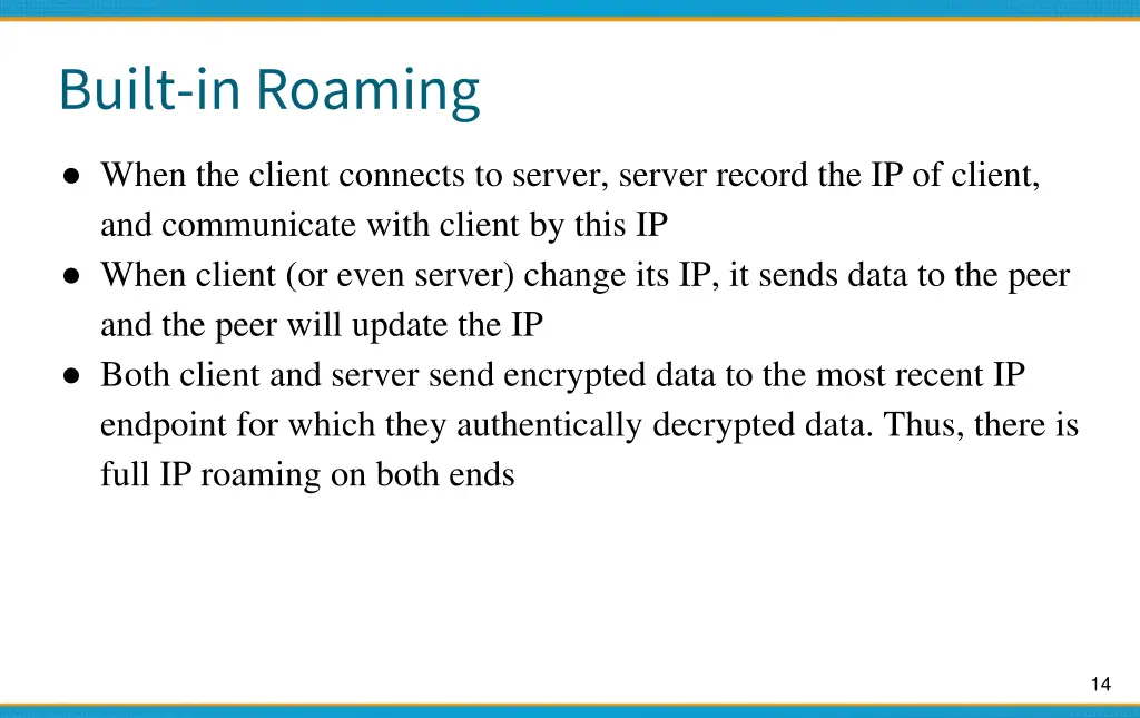 built in roaming