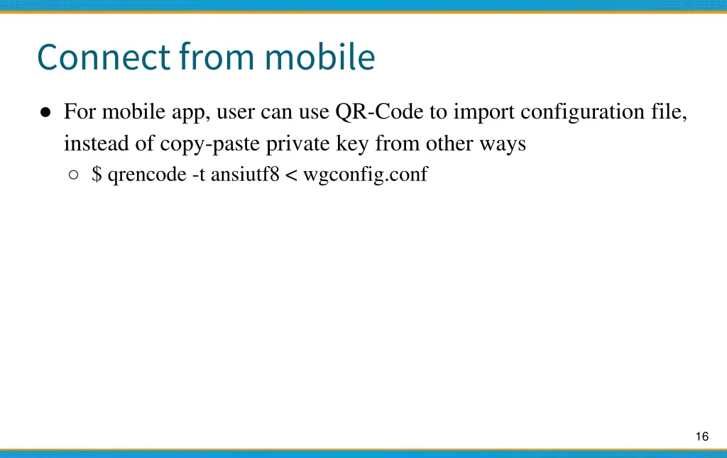 connect from mobile