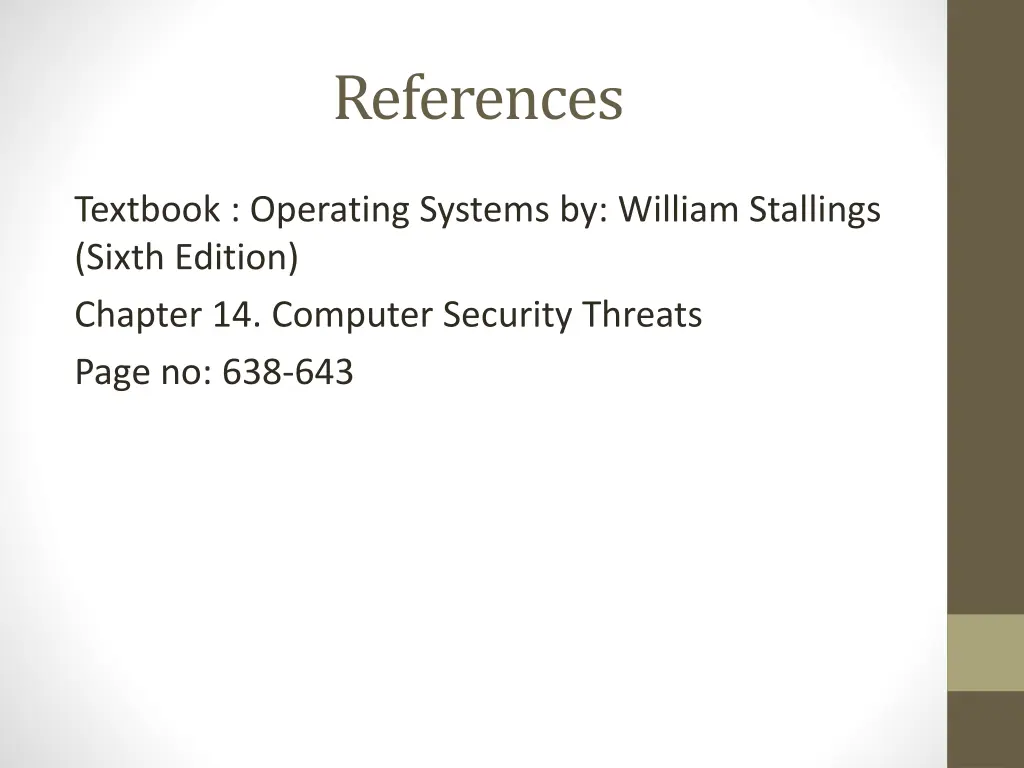 references