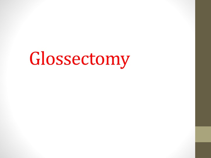 glossectomy