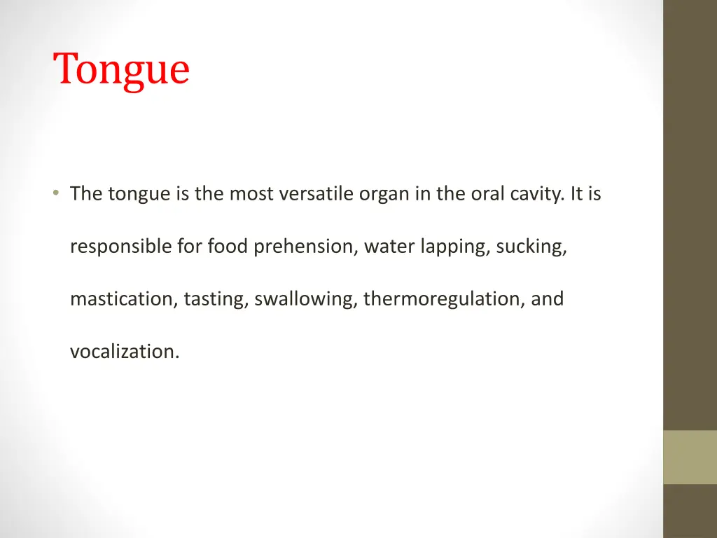 tongue