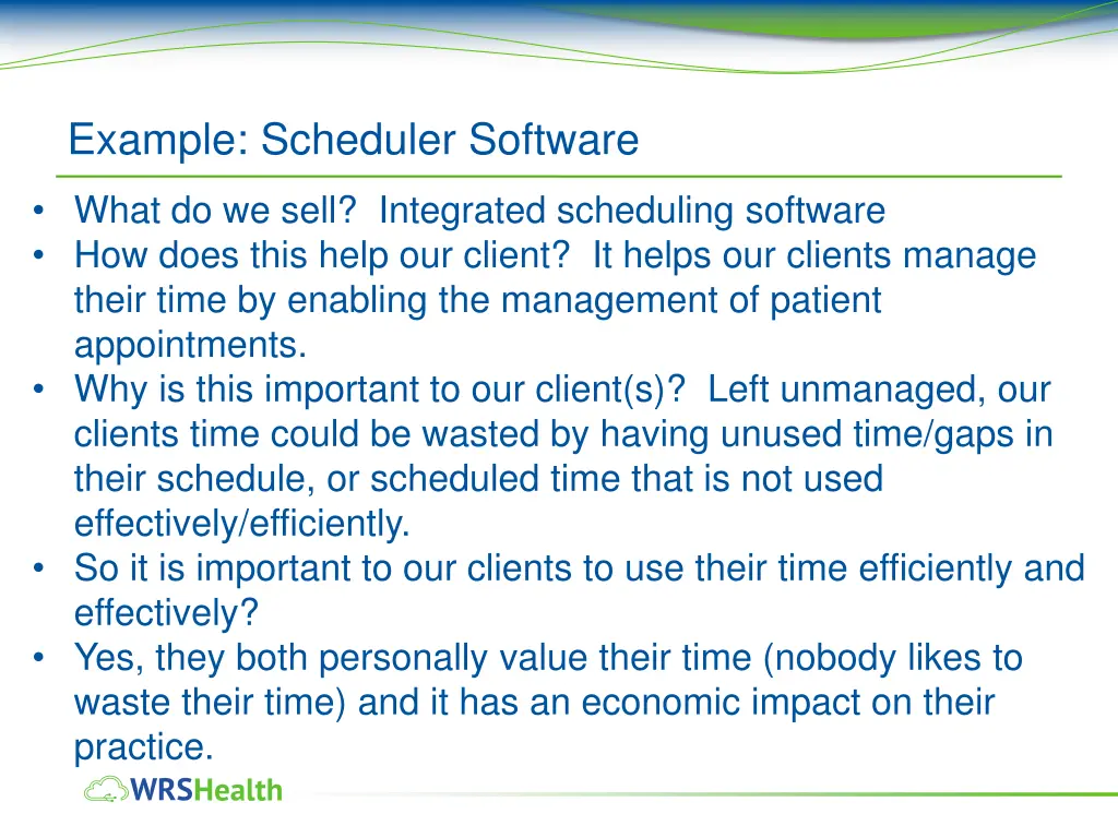 example scheduler software