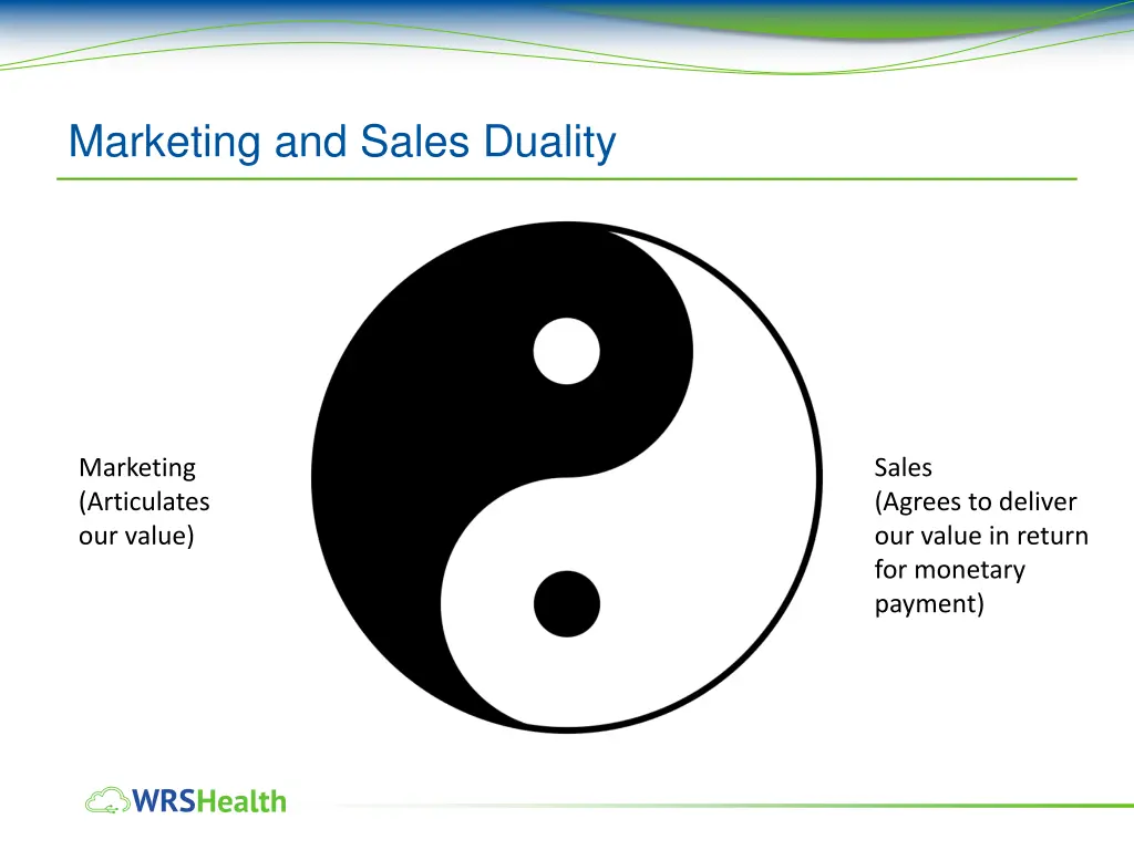 marketing and sales duality