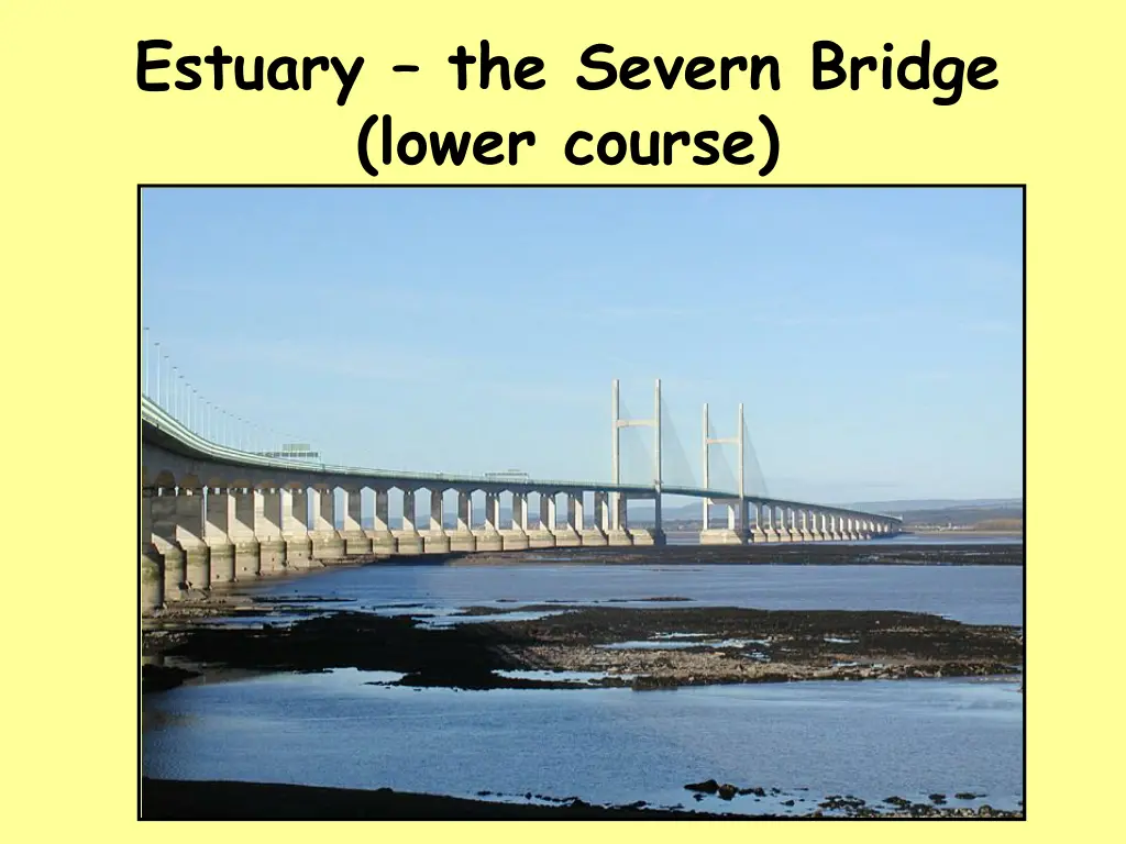 estuary the severn bridge lower course