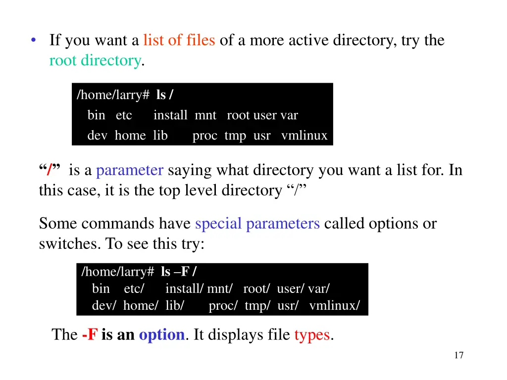 if you want a list of files of a more active