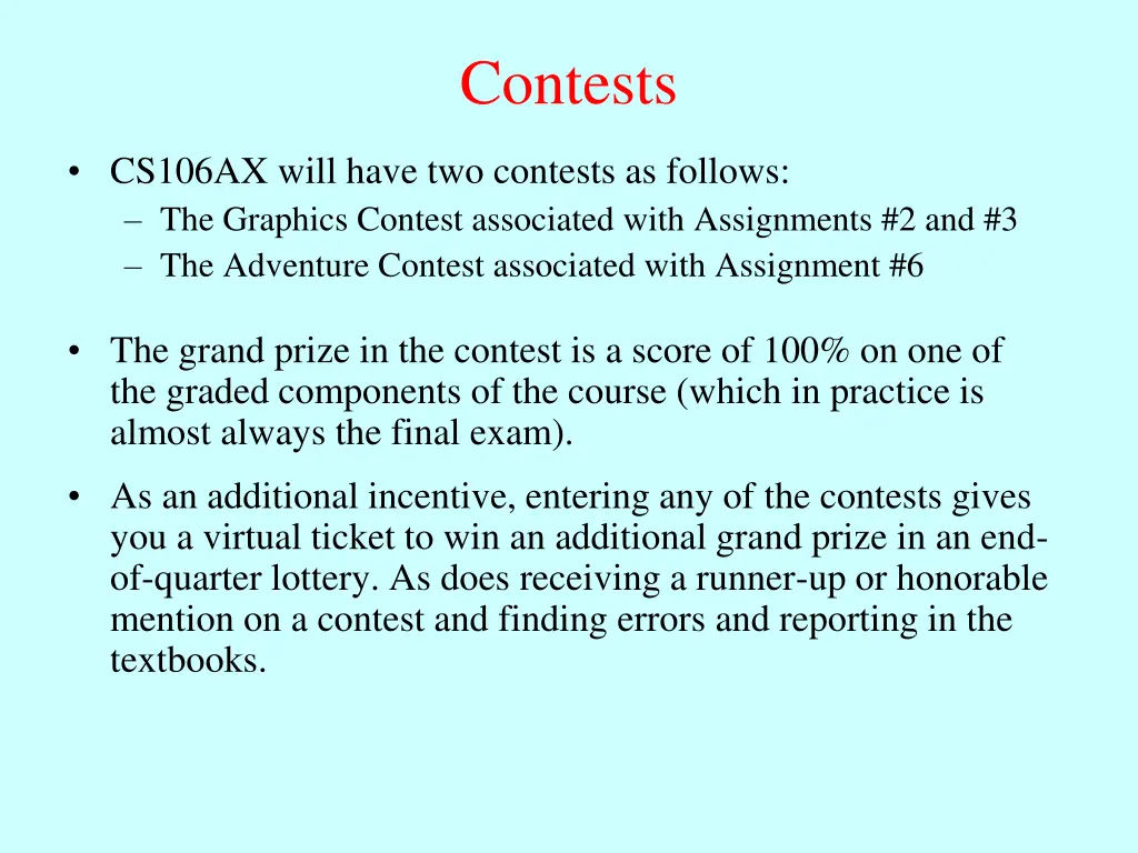 contests