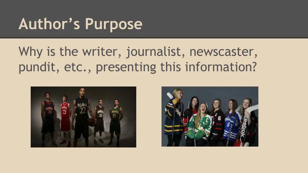 author s purpose