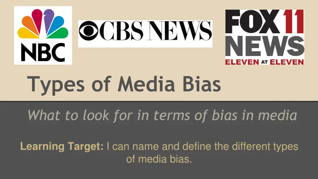 types of media bias