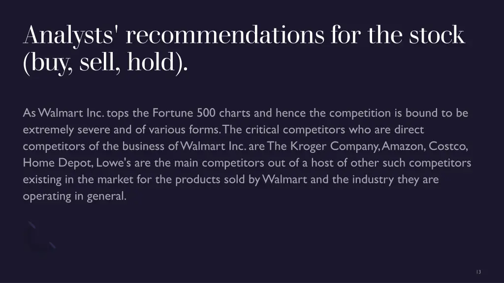 analysts recommendations for the stock buy sell