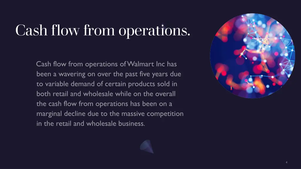 cash flow from operations