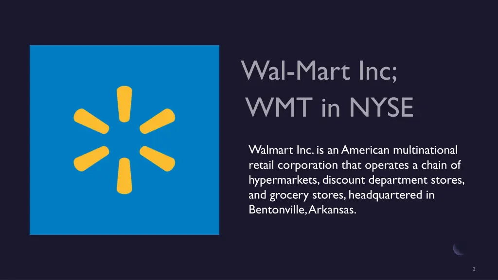 walmart inc is an american multinational retail