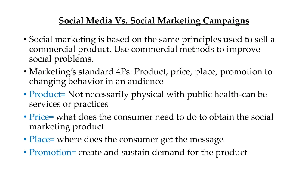 social media vs social marketing campaigns 1
