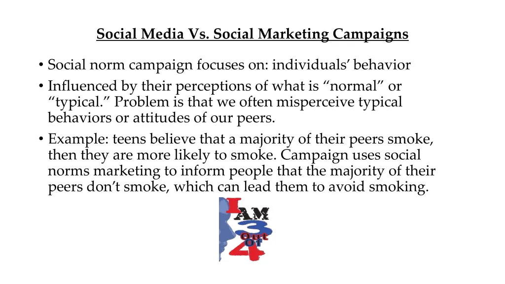 social media vs social marketing campaigns
