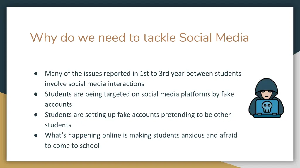 why do we need to tackle social media