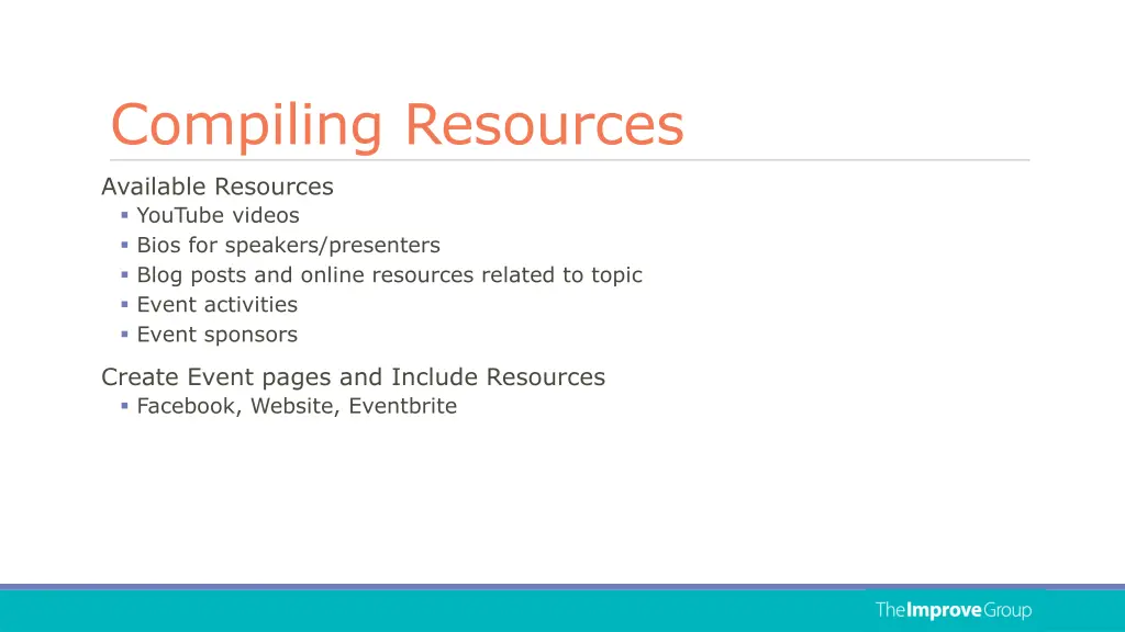 compiling resources