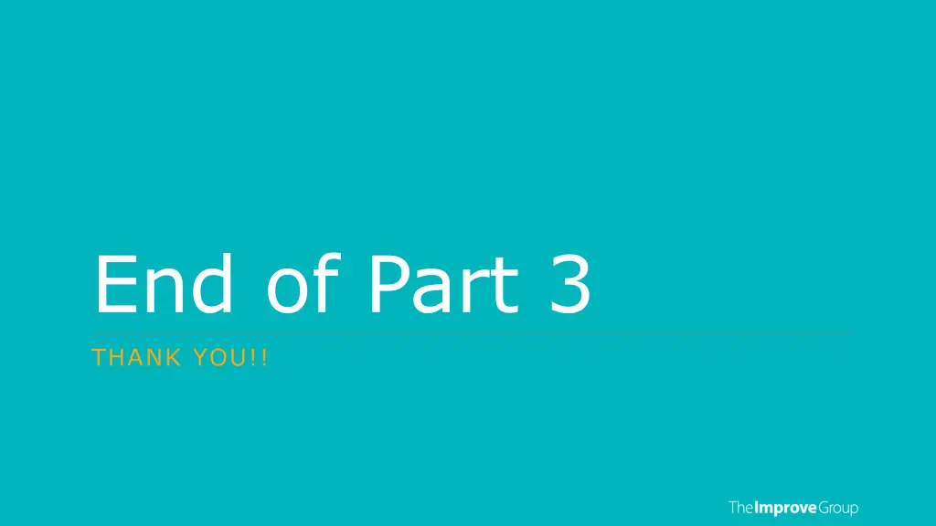 end of part 3