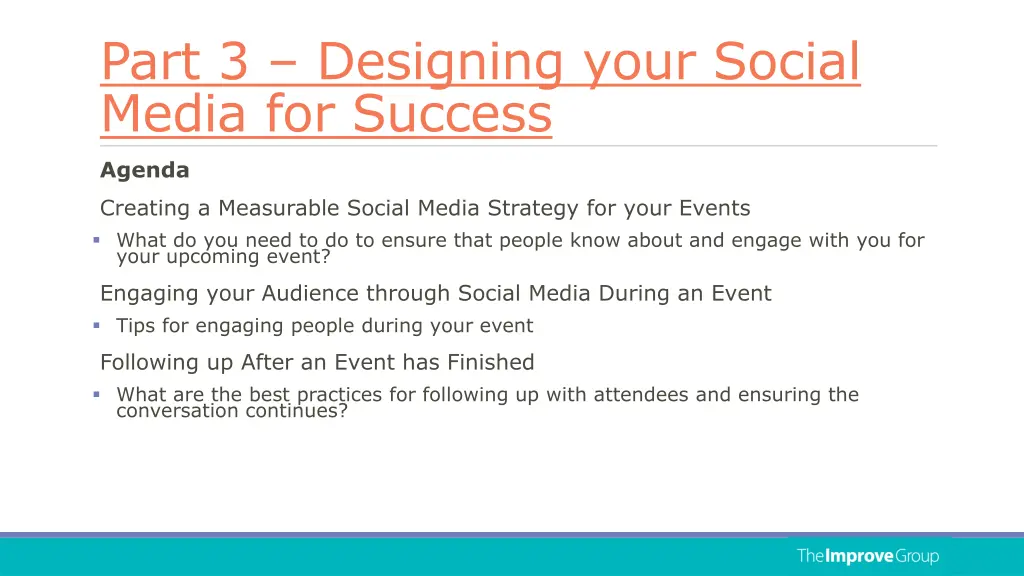 part 3 designing your social media for success
