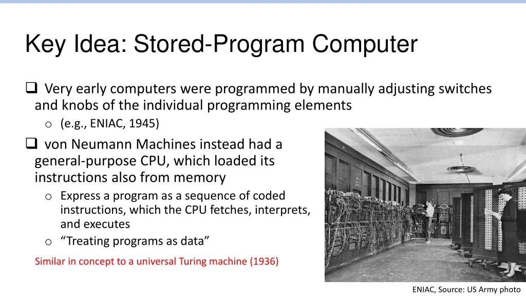 key idea stored program computer