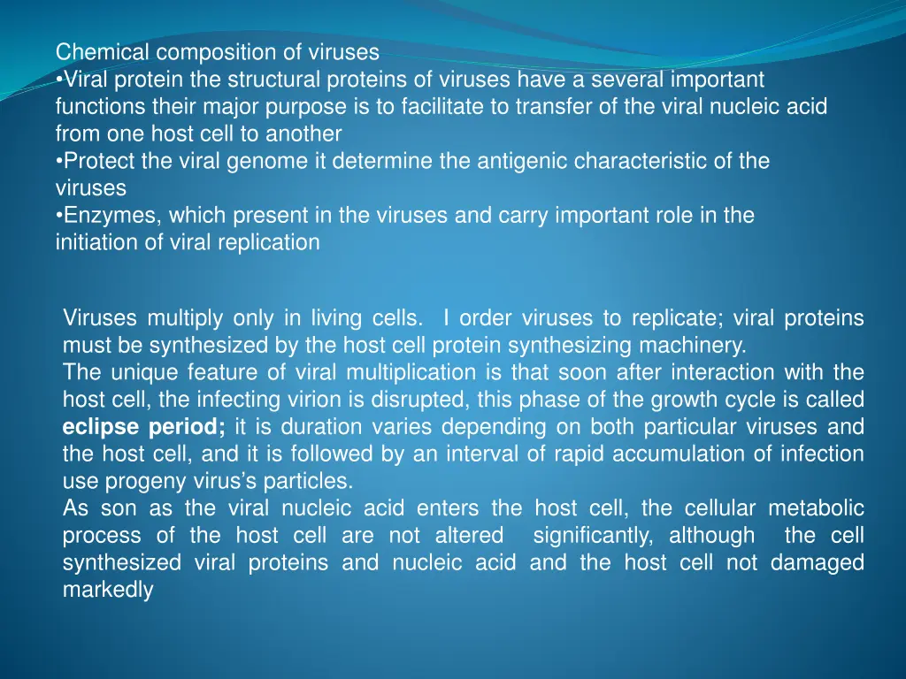 chemical composition of viruses viral protein