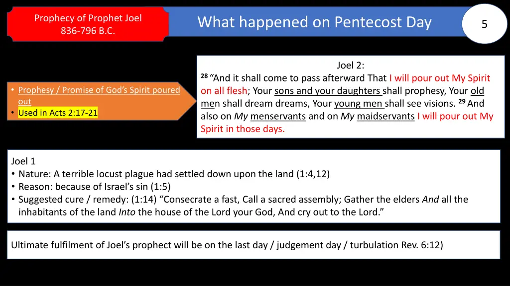 prophecy of prophet joel 836 796 b c