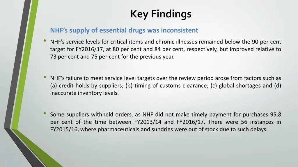 key findings 1