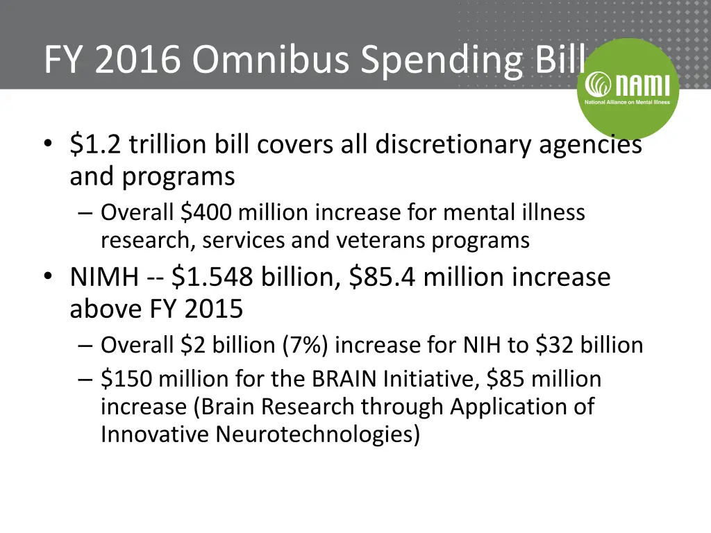 fy 2016 omnibus spending bill