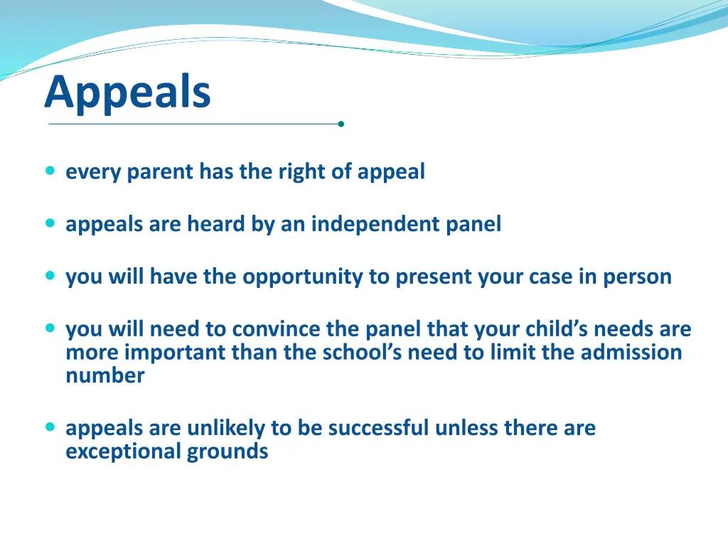 appeals