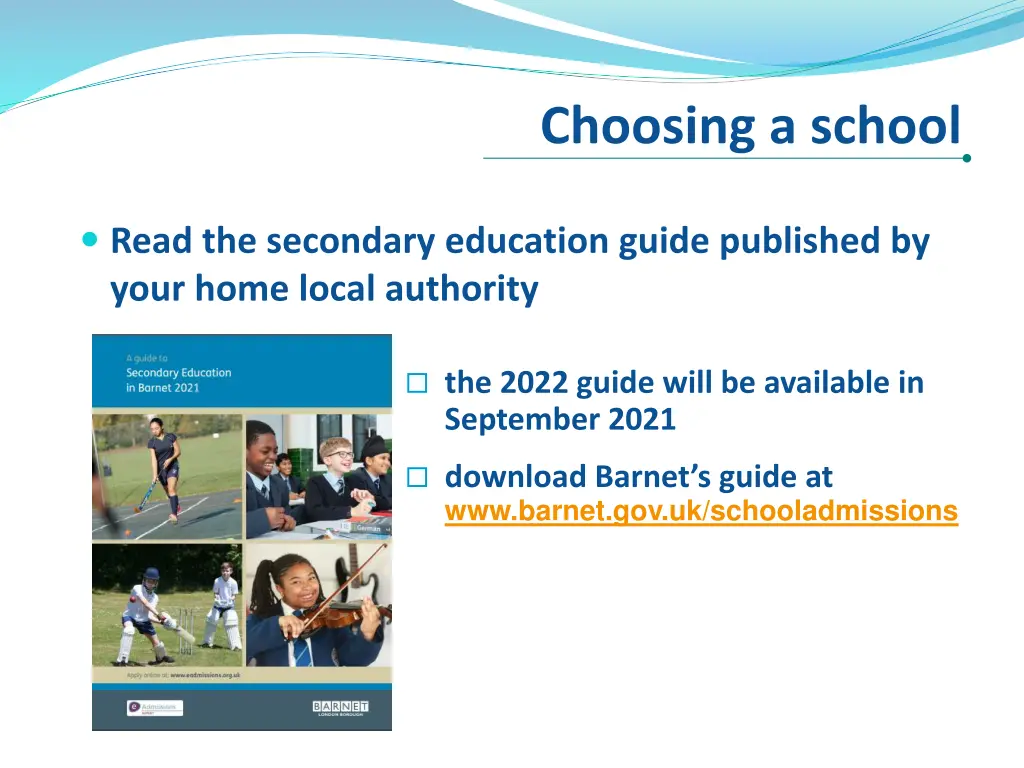 choosing a school 5