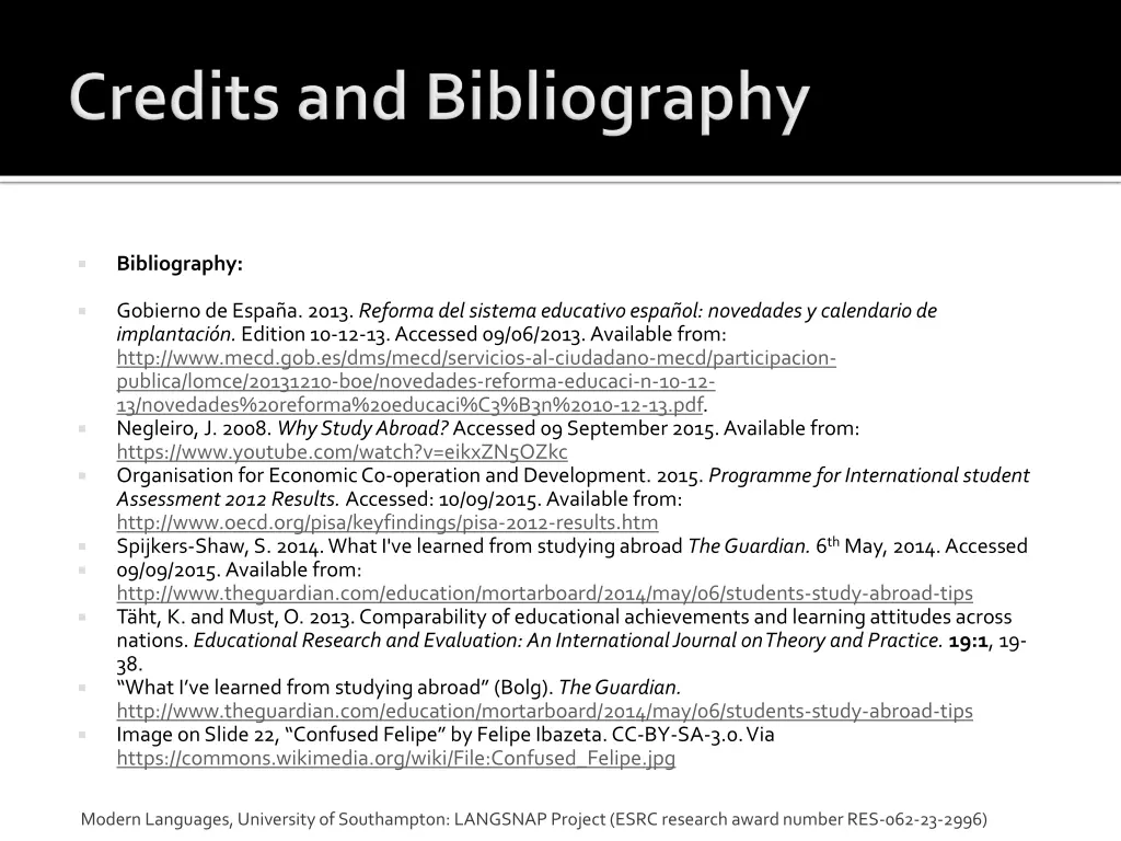 bibliography