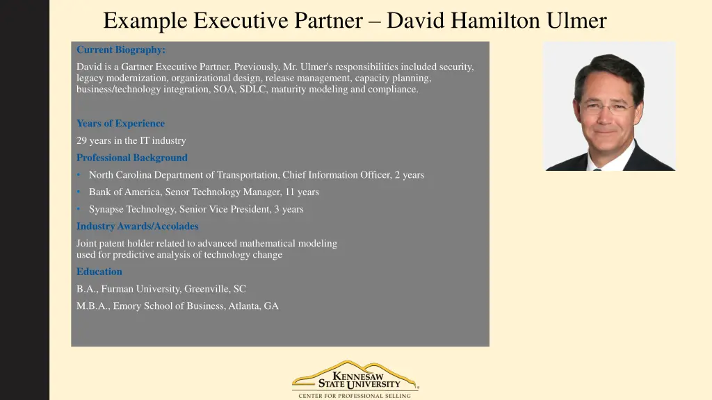 example executive partner david hamilton ulmer
