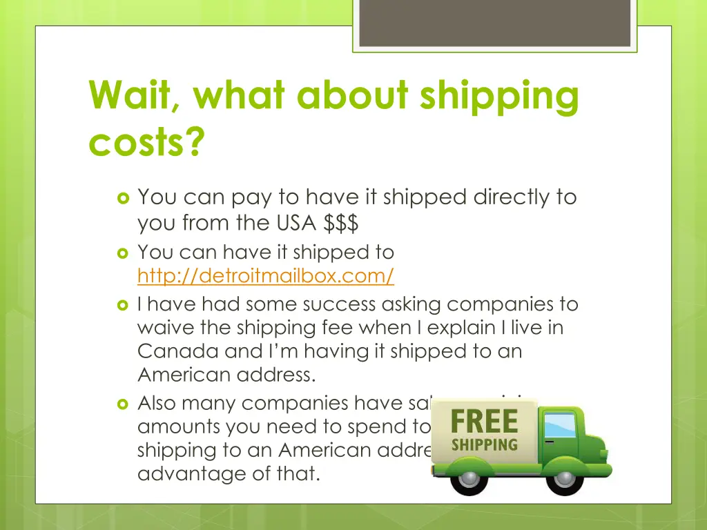 wait what about shipping costs
