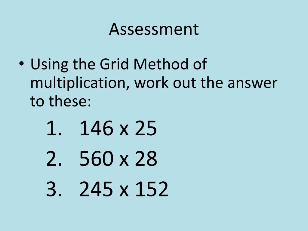 assessment