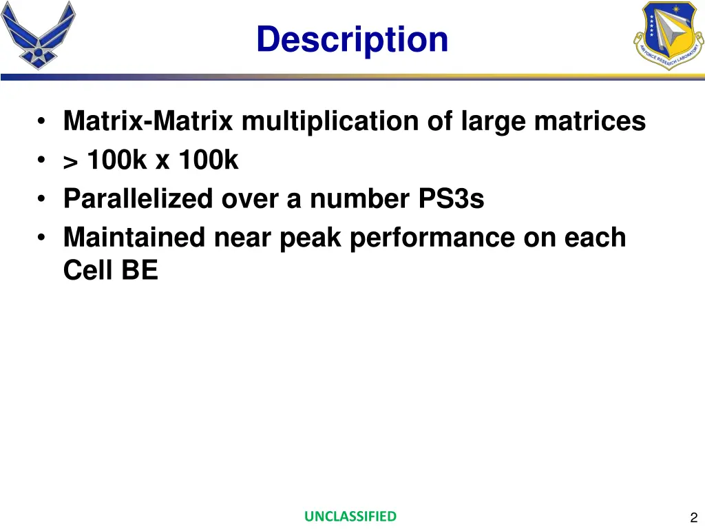 description