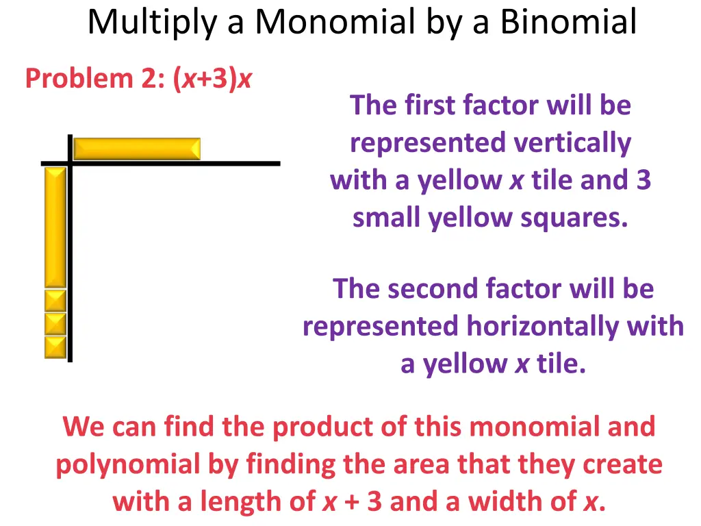 multiply a monomial by a binomial 3
