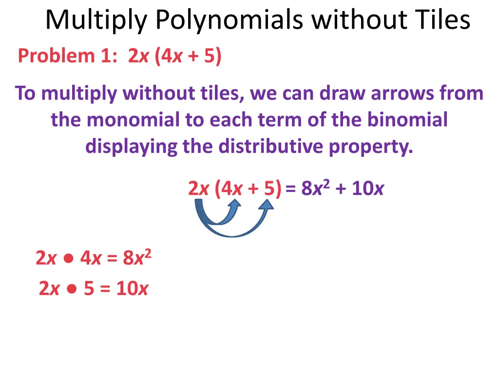 multiply polynomials without tiles problem