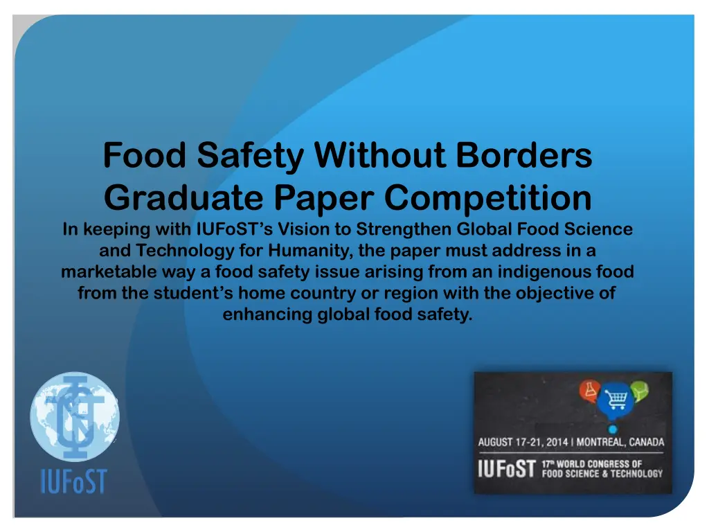 food safety without borders graduate paper