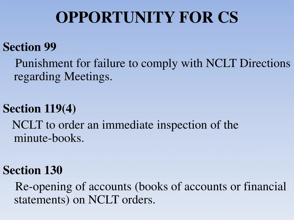 opportunity for cs 3