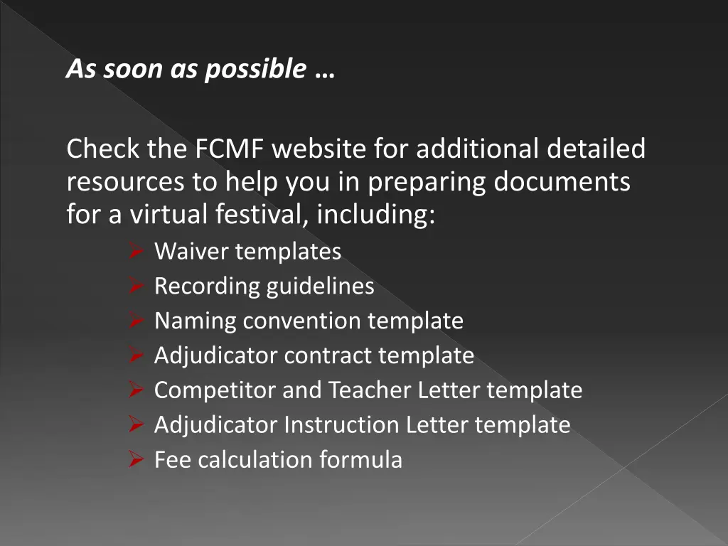 as soon as possible 1